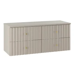 Petits-Meubles Meuble sous-vasque 120cm plan de toilette Izae Cachemire