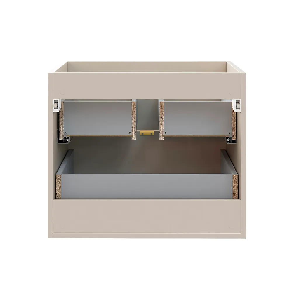 Meuble Sous-Vasque|Petits-Meubles Meuble sous-vasque 120cm plan de toilette Azel Cachemire et Bois