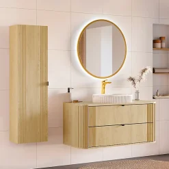Meuble Sous-Vasque|Petits-Meubles Meuble sous-vasque 120cm plan de toilette Mila Bois