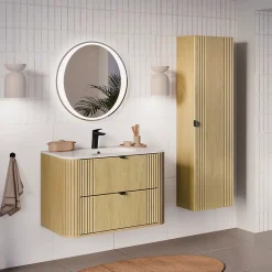 Meuble Sous-Vasque|Petits-Meubles Meuble sous-vasque 80cm plan de toilette Mila Bois