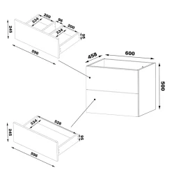 Meuble Sous-Vasque|Petits-Meubles Meuble sous-vasque 120cm plan de toilette Astrid Bois
