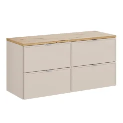 Meuble Sous-Vasque|Petits-Meubles Meuble sous-vasque 120cm plan de toilette Alba Cachemire