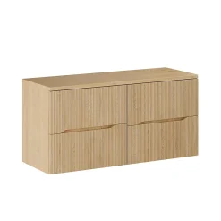 Petits-Meubles Meuble sous-vasque 120cm plan de toilette Isaline Bois