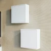 Kiamami Valentina Meuble Suspendu De Salle De Bain 39Cm Avec Porte Réversible Blanc Mat - Monaco
