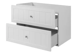 Meuble Sous Lavabo|Furnidea Meuble suspendu sous lavabo GUSTO blanc 80 cm