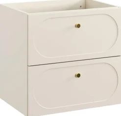Meuble Sous Lavabo|Furnidea Meuble suspendu sous lavabo DONNA SAND beige 60 cm