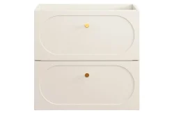 Meuble Sous Lavabo|Furnidea Meuble suspendu sous lavabo DONNA SAND beige 60 cm