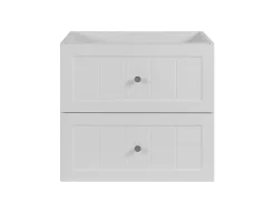 Furnidea Meuble suspendu sous lavabo GUSTO blanc 60 cm