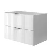 Furnidea Meuble suspendu sous lavabo FLOW blanc 80 cm
