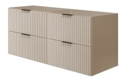 Meuble Sous Lavabo|Furnidea Meuble suspendu sous lavabo FLOW cachemire 120 cm