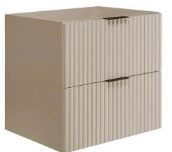 Meuble Sous Lavabo|Furnidea Meuble suspendu sous lavabo FLOW cachemire 60 cm