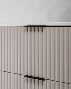 Meuble Sous Lavabo|Furnidea Meuble suspendu sous lavabo FLOW cachemire 60 cm