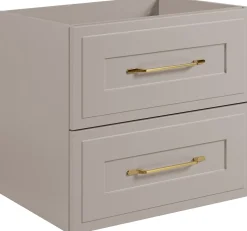 Furnidea Meuble suspendu sous lavabo CLASSIC cachemire 60 cm