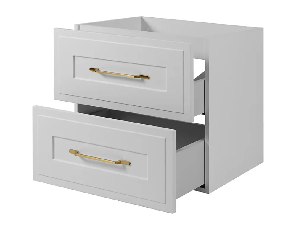 Meuble Sous Lavabo|Furnidea Meuble suspendu sous lavabo CLASSIC blanc 60 cm
