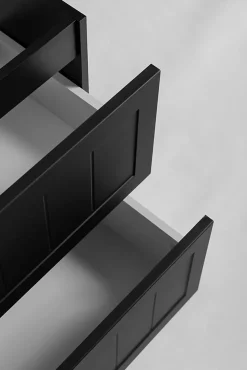 Meuble Sous Lavabo|Furnidea Meuble suspendu sous lavabo GUSTO noir 60 cm