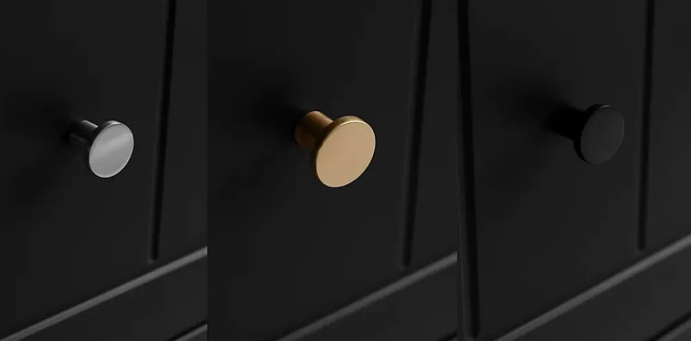 Meuble Sous Lavabo|Furnidea Meuble suspendu sous lavabo GUSTO noir 60 cm