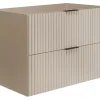 Meuble Sous Lavabo|Furnidea Meuble suspendu sous lavabo FLOW cachemire 80 cm