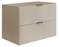 Meuble Sous Lavabo|Furnidea Meuble suspendu sous lavabo FLOW cachemire 80 cm