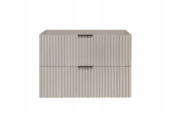 Meuble Sous Lavabo|Furnidea Meuble suspendu sous lavabo FLOW cachemire 80 cm