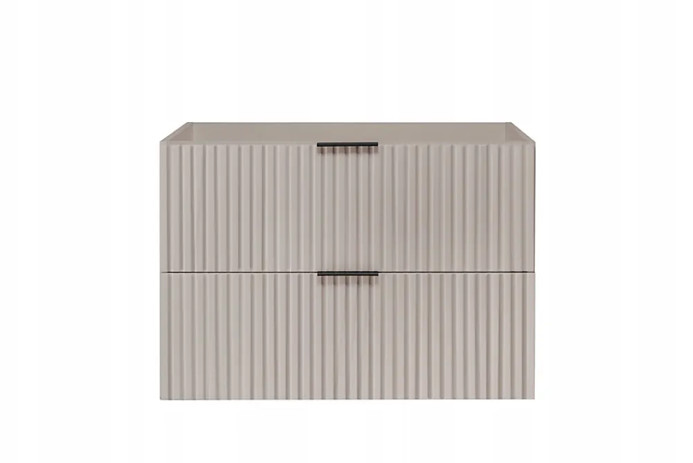 Meuble Sous Lavabo|Furnidea Meuble suspendu sous lavabo FLOW cachemire 80 cm