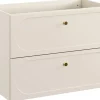 Furnidea Meuble suspendu sous lavabo DONNA SAND beige 80 cm