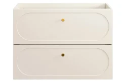 Furnidea Meuble suspendu sous lavabo DONNA SAND beige 80 cm