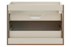 Furnidea Meuble suspendu sous lavabo DONNA SAND beige 80 cm