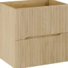 Meuble Sous Lavabo|Furnidea Meuble suspendu sous lavabo NORDIC chêne cremona 60 cm