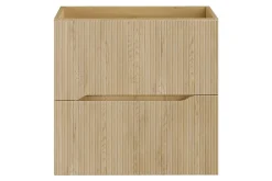 Meuble Sous Lavabo|Furnidea Meuble suspendu sous lavabo NORDIC chêne cremona 60 cm