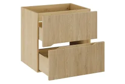 Meuble Sous Lavabo|Furnidea Meuble suspendu sous lavabo NORDIC chêne cremona 60 cm