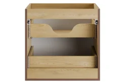 Meuble Sous Lavabo|Furnidea Meuble suspendu sous lavabo NORDIC chêne cremona 60 cm