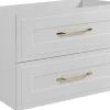 Furnidea Meuble suspendu sous lavabo CLASSIC blanc 80 cm