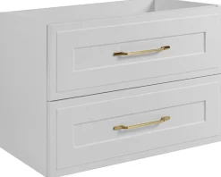 Furnidea Meuble suspendu sous lavabo CLASSIC blanc 80 cm