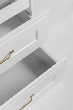 Furnidea Meuble suspendu sous lavabo CLASSIC blanc 80 cm