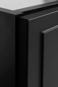 Meuble Sous Lavabo|Furnidea Meuble suspendu sous lavabo CLASSIC noir 60 cm