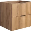 Furnidea Meuble suspendu sous lavabo FLOW chêne 60 cm