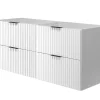 Meuble Sous Lavabo|Furnidea Meuble suspendu sous lavabo FLOW blanc 120 cm
