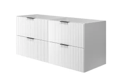 Meuble Sous Lavabo|Furnidea Meuble suspendu sous lavabo FLOW blanc 120 cm