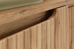 Furnidea Meuble suspendu sous vasque 80 cm à tiroirs NOVA chêne Coast Evoke