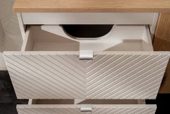 Meuble Sous Lavabo|Furnidea Meuble suspendu sous vasque avec 2 tiroirs VIVA CACHEMIRE 60 cm