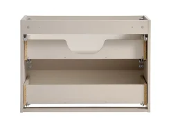 Meuble Sous Lavabo|Furnidea Meuble suspendu sous vasque avec 2 tiroirs VIVA CACHEMIRE 80 cm