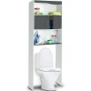 Meuble Wc|Ose Meuble étagère WC 2 portes effet bois