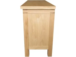Meuble Buanderie|Cooke & Lewis Meuble vasque à poser l.120 cm chêne massif et plaqué chêne + plan de toilette stratifié effet chêne l.126 cm, Harmon