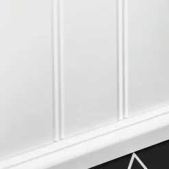 kleankin Meuble WC armoire toilette - porte, support papier - dim. 21L x 17l x 66H cm - blanc