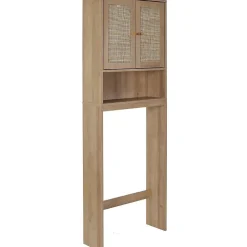 The Home Deco Factory Meuble WC cannage et bois Bali - Type: Mobilier