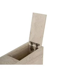 Pier Import Meuble WC effet travertin, 2 tiroirs 1 porte MARFA