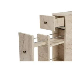 Pier Import Meuble WC effet travertin, 2 tiroirs 1 porte MARFA