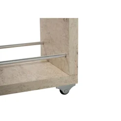Pier Import Meuble WC effet travertin, 2 tiroirs 1 porte MARFA