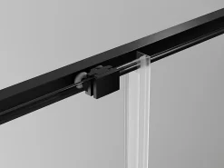 Cabine De Douche|Mexen Exo cabine de douche coulissante 110 x 70 cm, transparent, noire - 8151-110-070-70-00