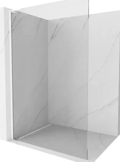 Mexen Kioto L paroi de douche Walk-in 75 x 200 cm, transparent, blanc - 800-075-103-20-00